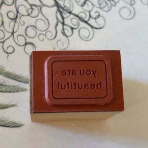 "You Are Beautiful" Original Stamp - EUC